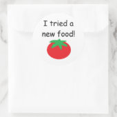 「新しい食べ物を食べてみたわ!」 シール (バッグ)