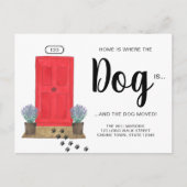 新しい飼い犬の動き 案内ポストカード (正面)