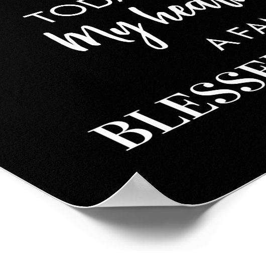 新しい養子縁組引用文ポスターの養子縁組の詩 ポスター (角)