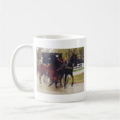 新しい馬を家に帰る方法 コーヒーマグカップ (左)