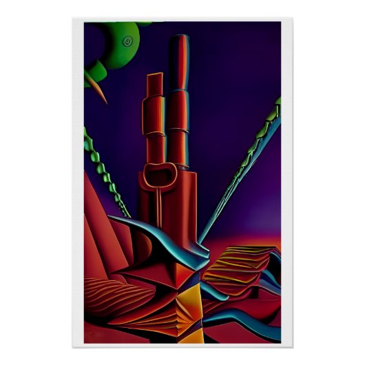 新しい高地のパイプのスタンド ポスター (正面)