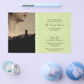 新しい高級品ミントエレガントリーの招待 チラシ (シングル)