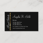 新しい高級実在不動産名刺 名刺 (正面)