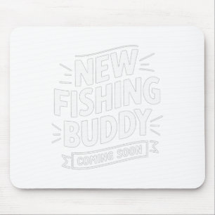 新しい魚釣り来仲間の発表 マウスパッド