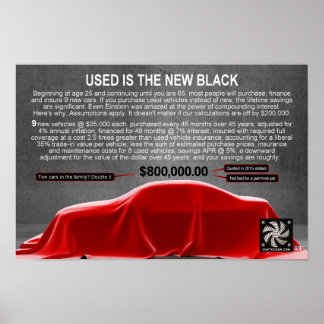 新しい黒が使われる ポスター