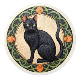 新しい黒猫 セラミックノブ