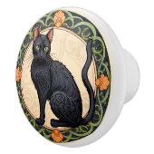 新しい黒猫 セラミックノブ (右)