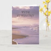 新しい1日悔やみや弔慰カード カード (黄色い花)