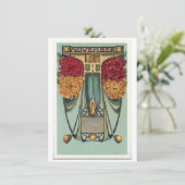 新しい11月射手座誕生日招待状 招待状 (スタンド正面)