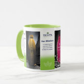 新しい2色のマグ マグカップ (正面左)