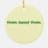 新しい2016年のナイアガラ・フォールズニューヨークのクリスマスのオーナメント セラミックオーナメント (裏面)