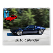 新しい2016年のDe Tomaso Calendar カレンダー (カバー)
