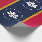 新しい2020ミシシッピ州旗のパターン ラッピングペーパー (角)