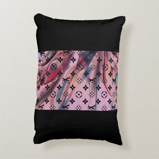 新しい2022ソフトLVピンク アクセントクッション (裏面(縦))