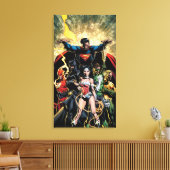 新しい52カバー#1フィンチバリアント キャンバスプリント (インサイチュ (リビング))