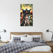 新しい52カバー#1フィンチバリアント キャンバスプリント (インサイチュ (寝室))