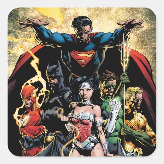 新しい52カバー#1フィンチバリアント スクエアシール (正面)