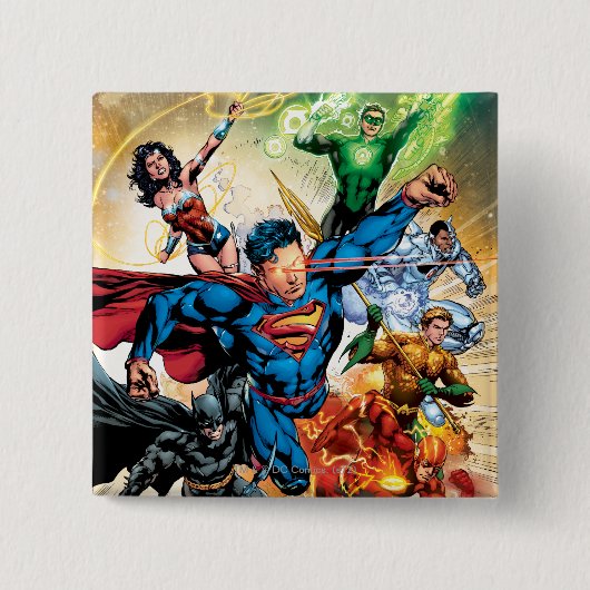 新しい52カバー#2 缶バッジ (正面)