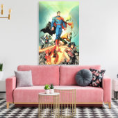 新しい52カバー#3 Capulloバリアント キャンバスプリント (インサイチュ (リビング))