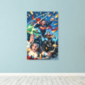 新しい52カバー#4 キャンバスプリント (インサイチュ (ウッドフロア))