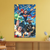 新しい52カバー#4 キャンバスプリント (インサイチュ (リビング))