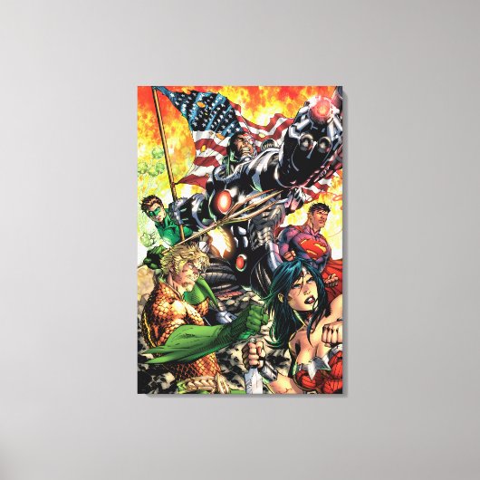 新しい52カバー#5 キャンバスプリント (正面)