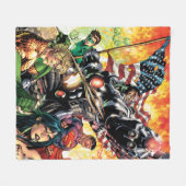 新しい52カバー#5 フリースブランケット (正面(横))