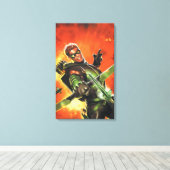 新しい52 – 緑の矢印#1 キャンバスプリント (インサイチュ (ウッドフロア))