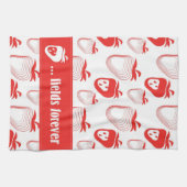 新しい"いちごは…"ふきんの永久に守備につきます キッチンタオル (横)