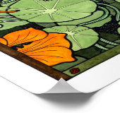 新しい！アールヌーボーナスタスティウム ポスター (角)