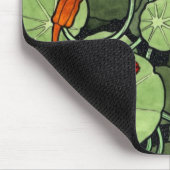 新しい!アールヌーボーナスタスティウム マウスパッド (コーナー)