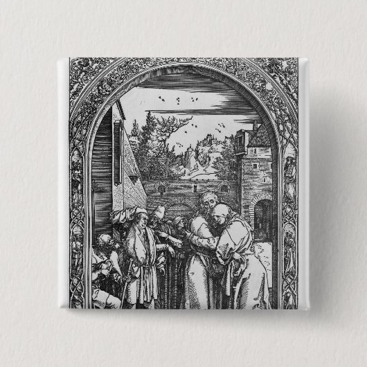 「新しい」シリーズの生命 缶バッジ (正面)