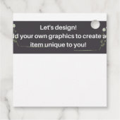 新しい！デザインお結婚客様自身の項目 フェイバータグ (裏面)