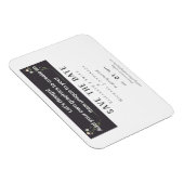 新しい！デザインの結婚式を保存する日付の磁気 マグネット (右側)