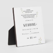 新しい!デザイン自結婚動徴候 フォトプラーク (正面)