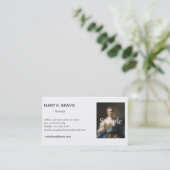 新しい!フォトビジネスカード、シンプルとエレガント 名刺 (スタンド正面)