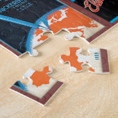 新しい！ヴィンテージ20世紀広告の ジグソーパズル (側面)