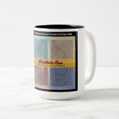 新しい! 扇風機のマグ-更新済デザイン ツートーンマグカップ (正面右)