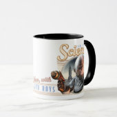 新しい、改善された科学: 今度は、殺人光線と! マグカップ (正面右)