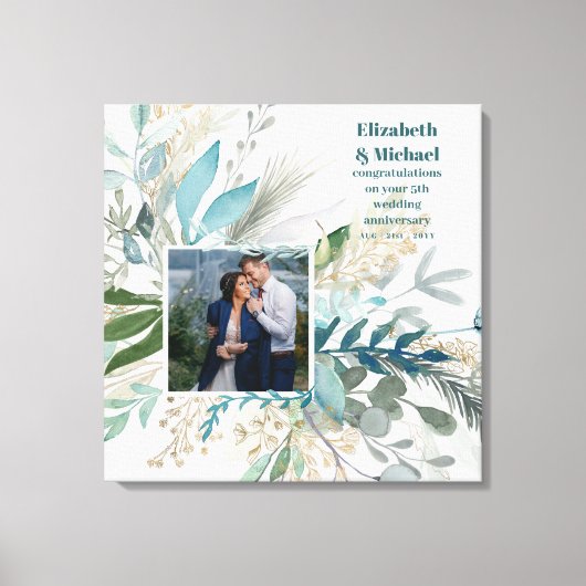 新しい！新素晴らしし結婚PHOTOギフトまたは記念日 キャンバスプリント (正面)