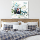 新しい！新素晴らしし結婚PHOTOギフトまたは記念日 キャンバスプリント (インサイチュ (寝室))