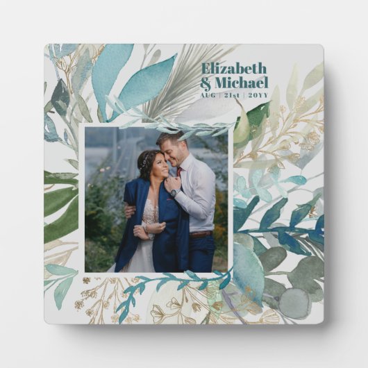 新しい！新素晴らしし結婚PHOTOギフトまたは記念日 フォトプラーク (正面)