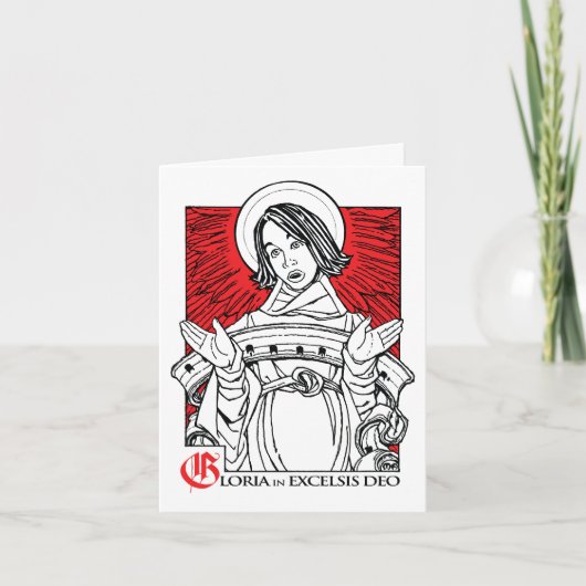 新しい！2011年クリスマスカード：神への栄光 シーズンカード (正面)