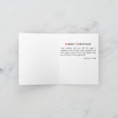 新しい！2011年クリスマスカード：神への栄光 シーズンカード (内部)