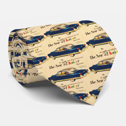 新しい「52 Kaiser車のタイ ネクタイ (ロール)