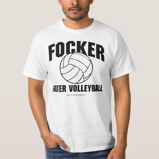 新しい! FOCKER水バレーボール Tシャツ (正面)