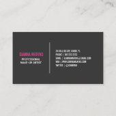 新しい| Grouponの名刺を黒くして下さい 名刺 (裏面)