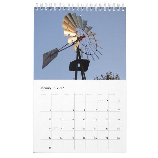 新しい! Preble郡オハイオ州の写真の農場及び分野 カレンダー (1月 2027)