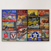 新しい！USA第2次世界大戦ホームフロントヴィンテージジグソーパズル ジグソーパズル (横)