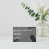 新しいAccountant Service名刺 名刺 (スタンド正面)